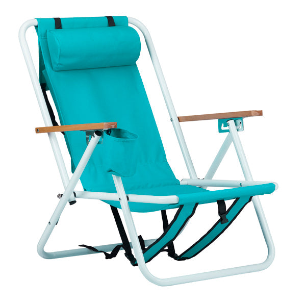 2pcs 23X21.7X31.5in Mint Green Beach Chair