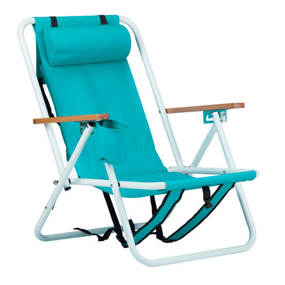 2pcs 23X21.7X31.5in Mint Green Beach Chair