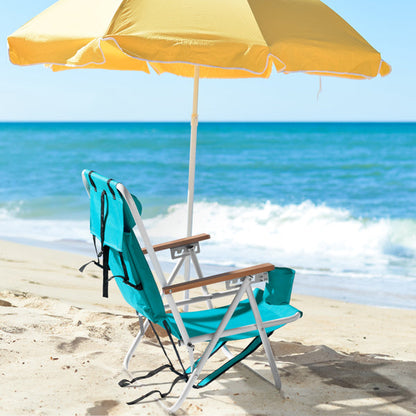 2pcs 23X21.7X31.5in Mint Green Beach Chair
