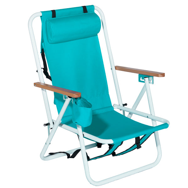 2pcs 23X21.7X31.5in Mint Green Beach Chair