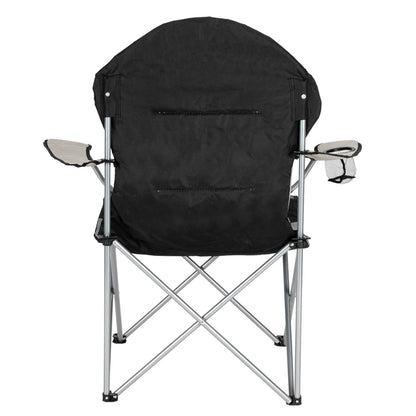 Camping Chair. Grey Iron Frame. Off-white
